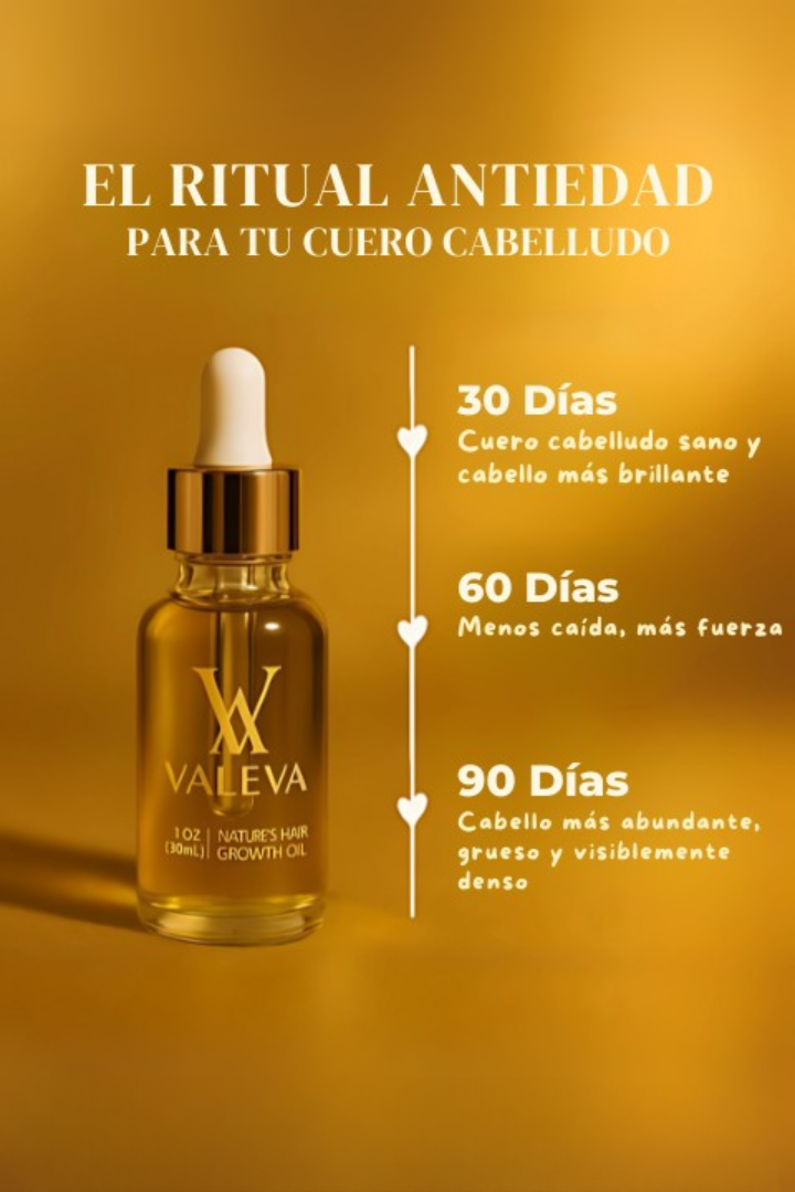 Aceite Valeva - El tratamiento diario que blinda tu cabello contra el quiebre y la caída